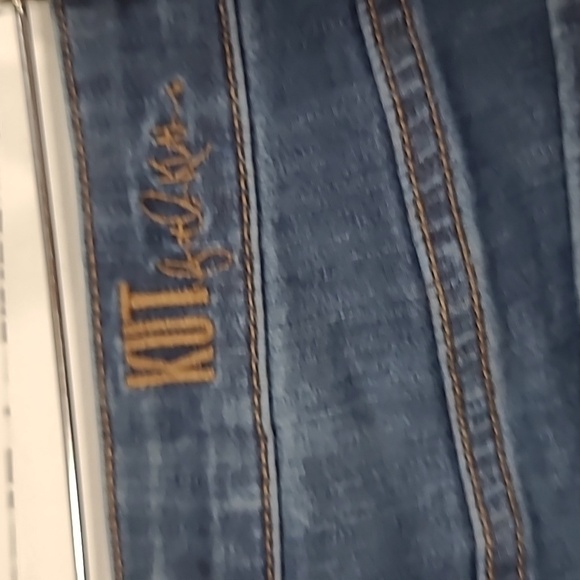 Kut from the Kloth Jeans Women's sz 2 Mid Rise Straight Leg Denim Jeans - Picture 5 of 11